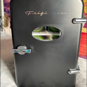 Mini black refrigerator